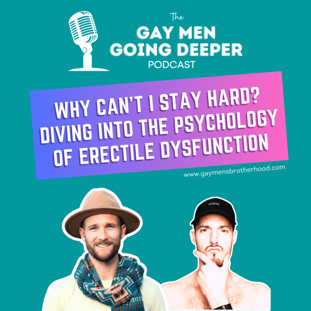 Podcast cover discussing erectile dysfunction psychology.