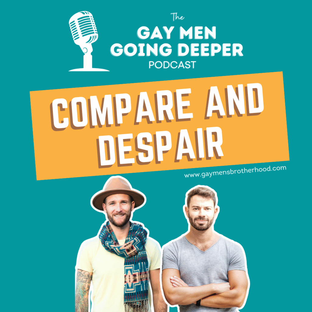 Podcast cover: Compare and Despair with two hosts.
